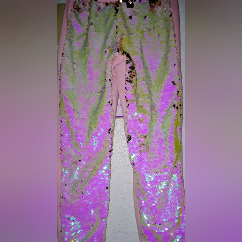 Sequin Girls Joggers